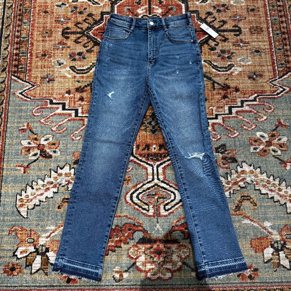 Anthropologie Pilcro and The Letterpress High Rise Cigarette, Size 27